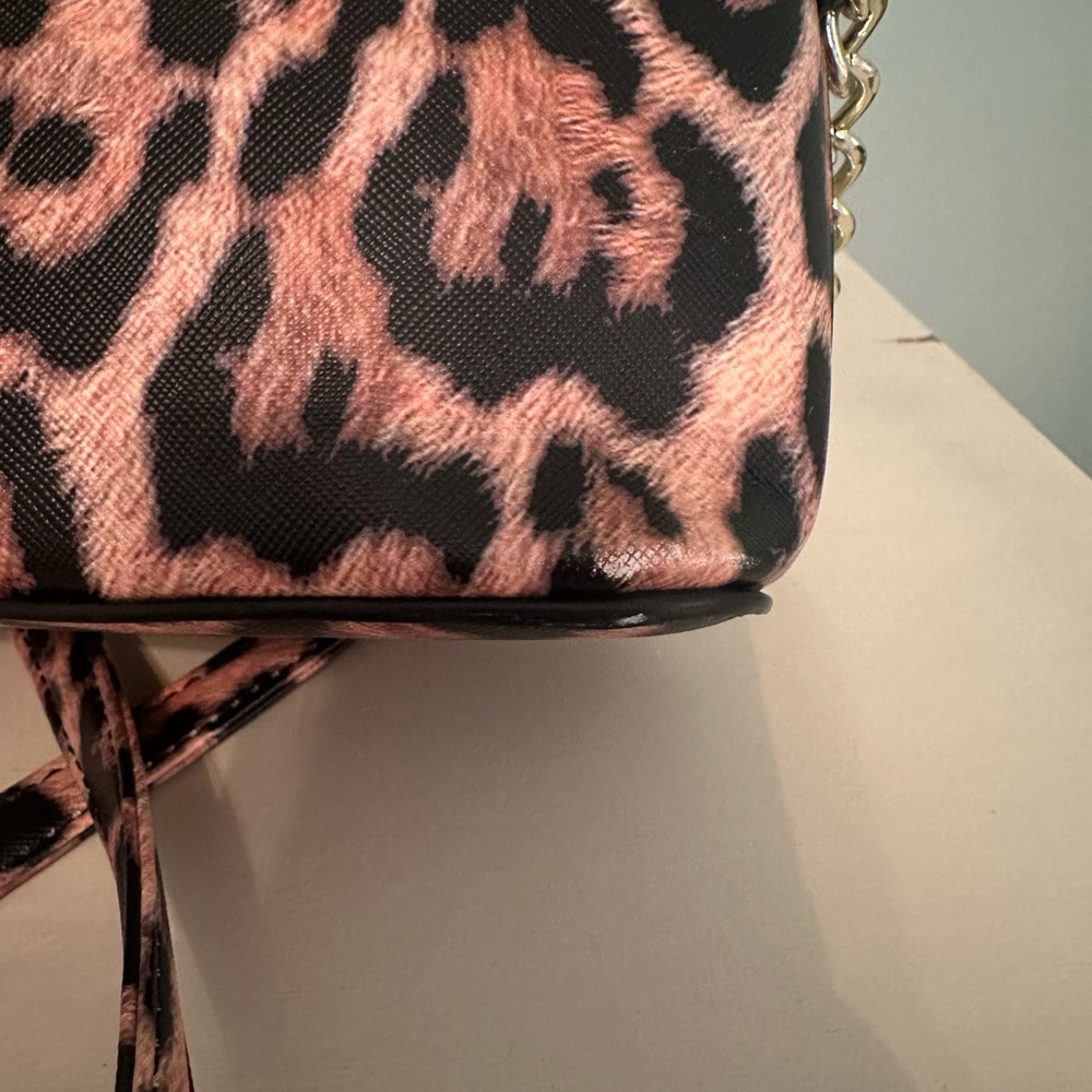Steve Madden Cheetah Print Dome Crossbody Satchel - image 7
